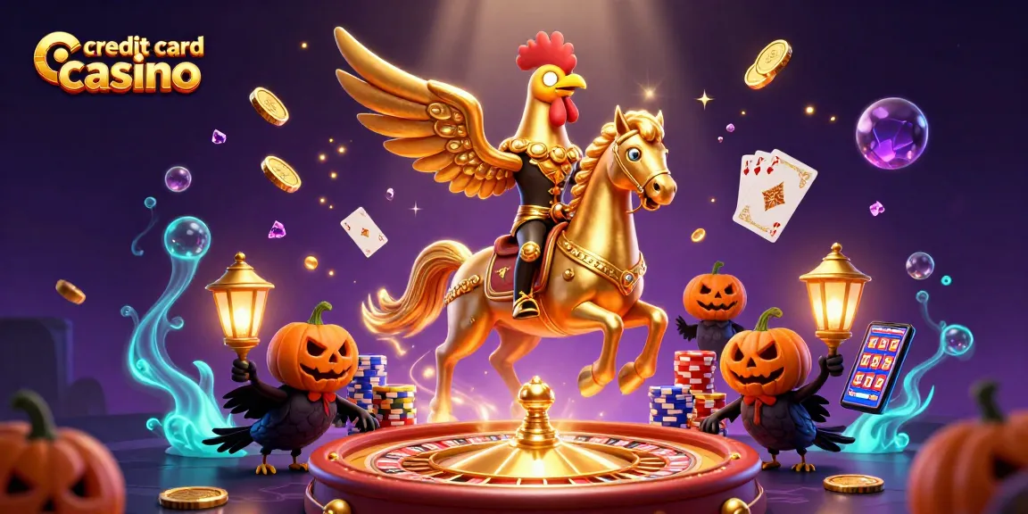 Engage with exciting gameplay at a credit card casino, featuring dynamic elements and vibrant characters.