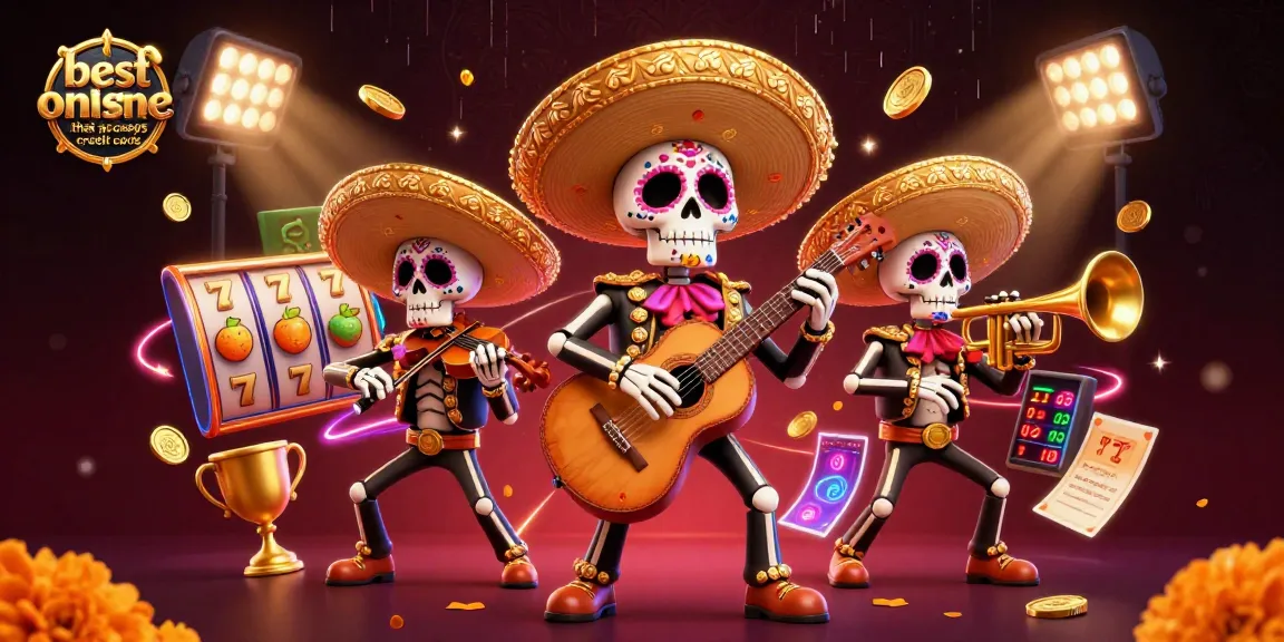 Experience the excitement at the best online casinos that accept credit cards with vibrant 3D casino scene.