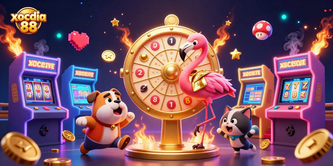 Win big at xocdia 88 with exciting slot reels and colorful game machines in a lively atmosphere.