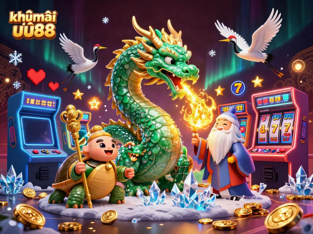 Experience thrilling action with khuyến mãi uu88 featuring a vibrant casino scene full of colorful game elements.