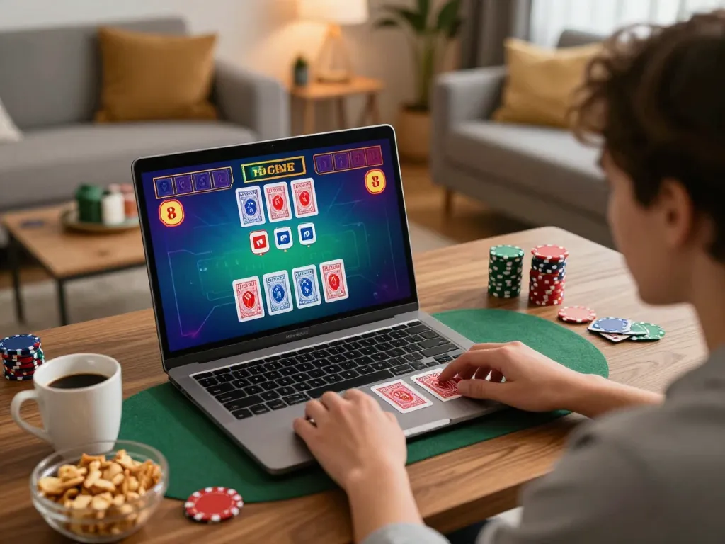 Experience casino LU88 excitement with a player engaged in live dealer blackjack online.