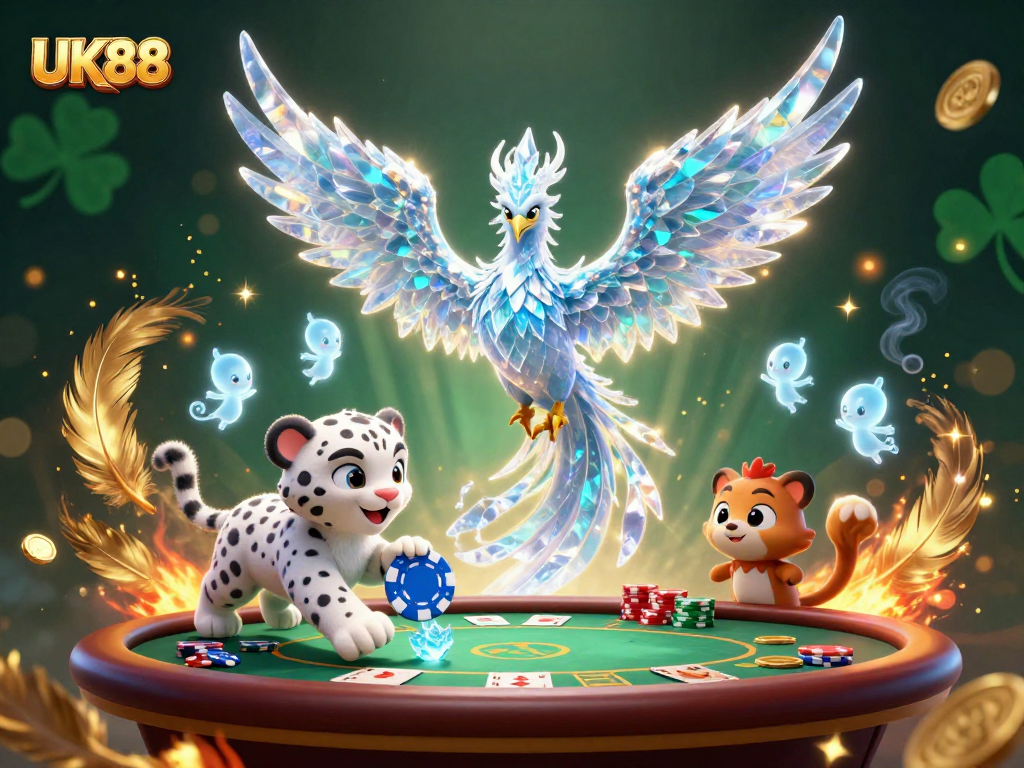 Engage in thrilling poker action at UK88 with vibrant characters exploring epic gameplay.