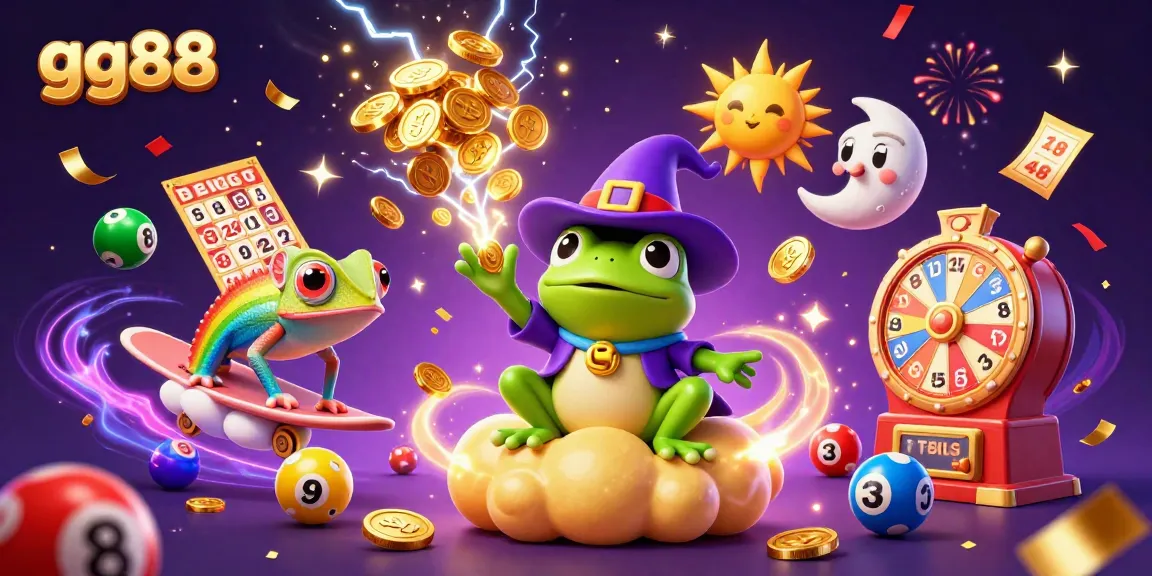 Play vibrant games at gg88 with thrilling prizes and magical rewards in a colorful casino storm.