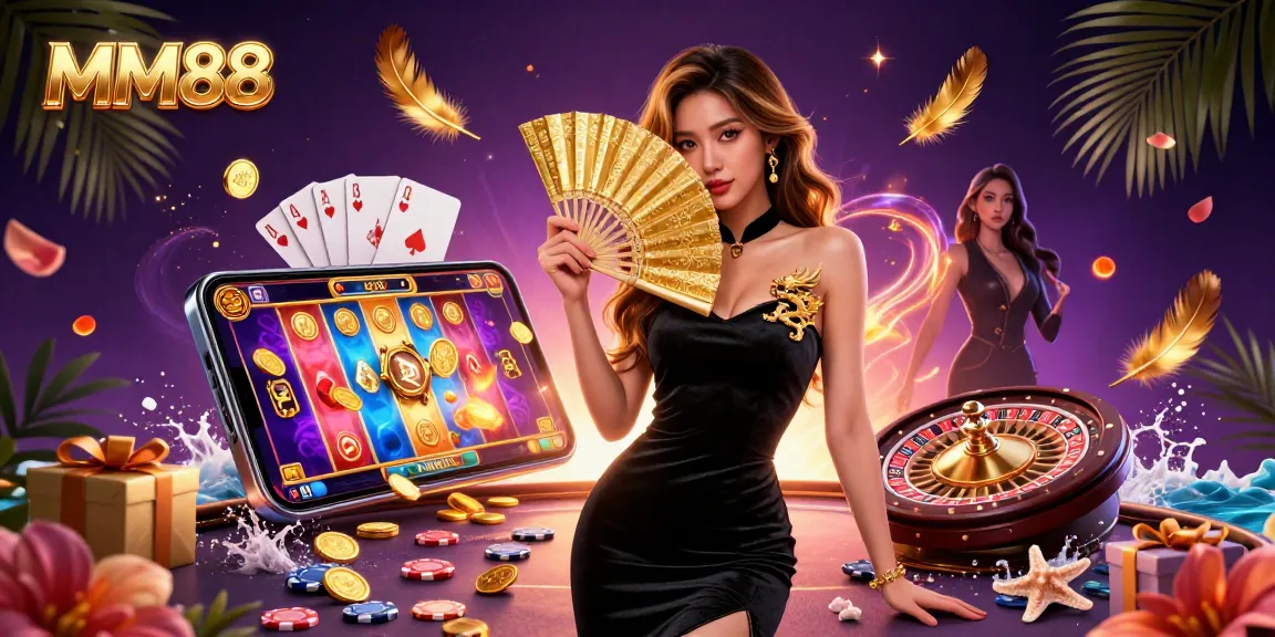 Experience thrilling gameplay at MM88 with an enchanting scene of casino excitement.