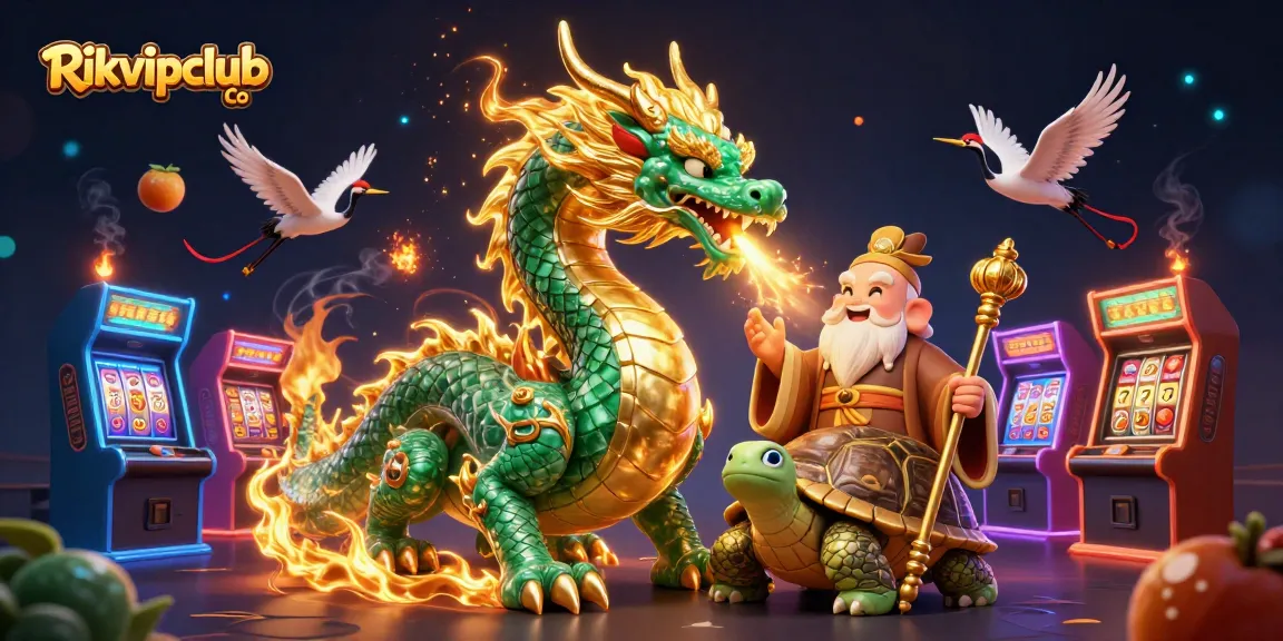 Experience thrilling gameplay with Rikvipclub Co at a fantasy casino featuring dynamic characters.