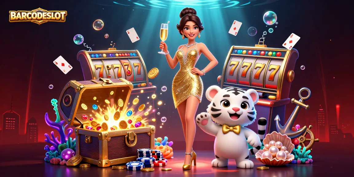 Experience the thrill at BARCODESLOT with exciting slot action and glamorous visuals!
