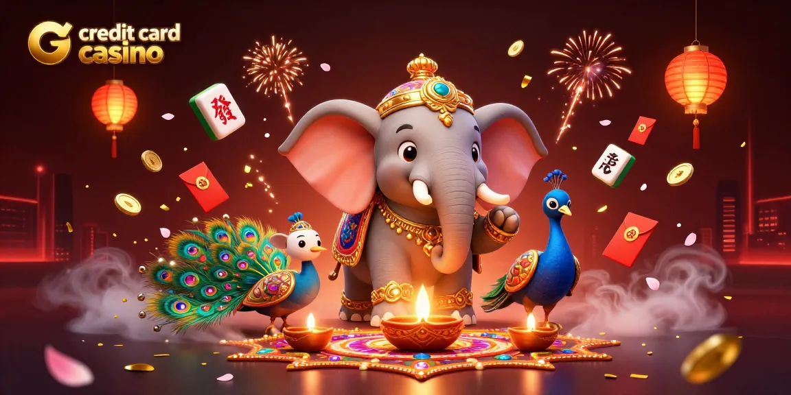 Engage with thrilling credit card casino action, featuring vibrant characters and gaming elements.