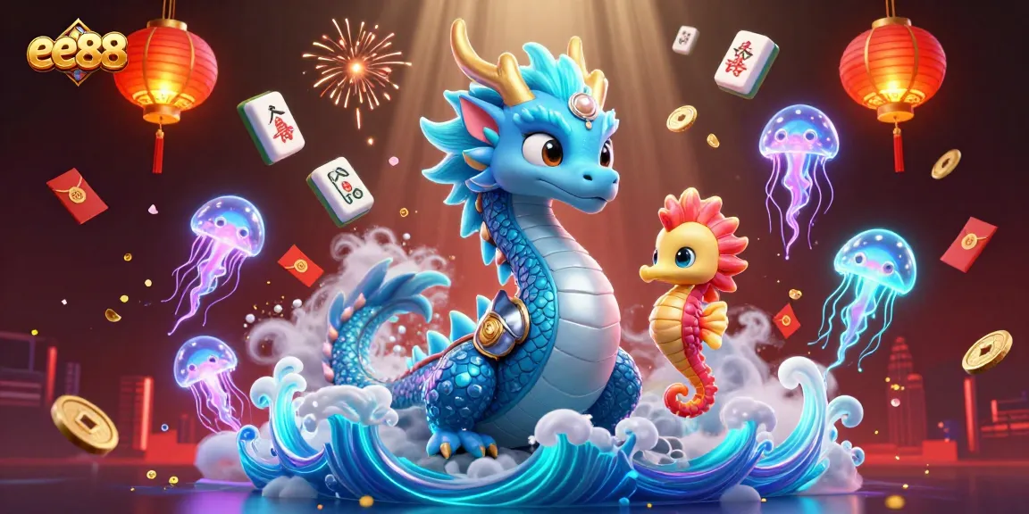 Experience the exciting world of ee88 with vibrant casino-themed visuals showcasing dynamic gaming elements and characters.